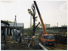 写真：造園工事